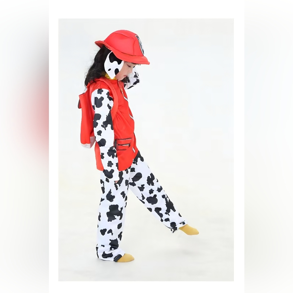 Marshall Dalmatian Paw Patrol Toddler Halloween Costume Boys / Girls Sizes 4T 5T - Picture 6 of 8